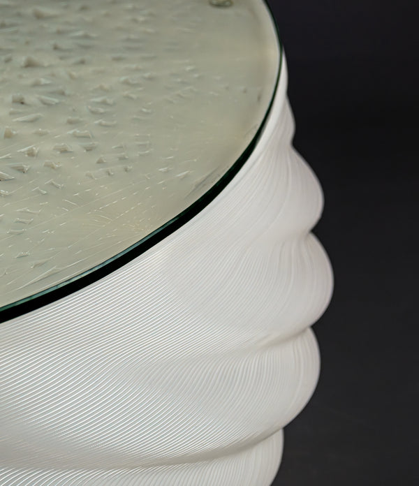 Mandala White Coffee Table