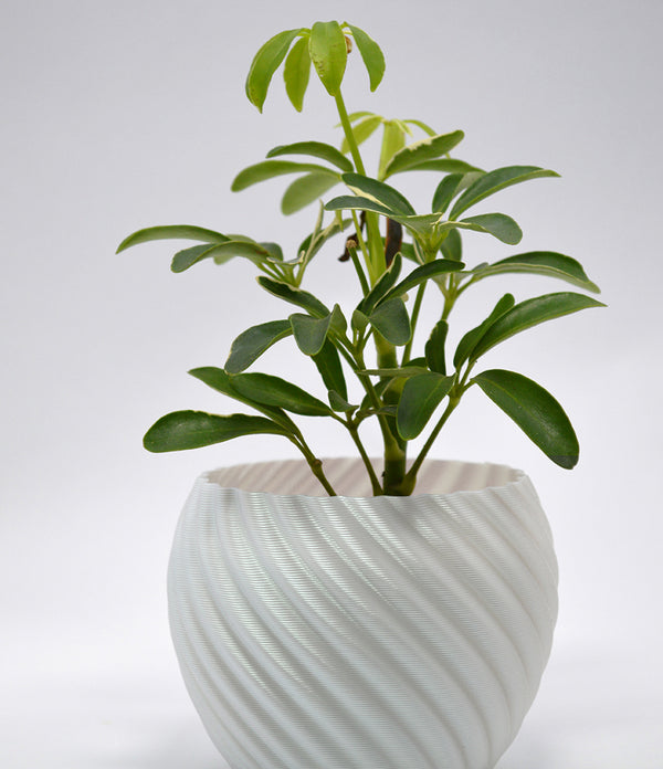 Mandala Planter White Pearl