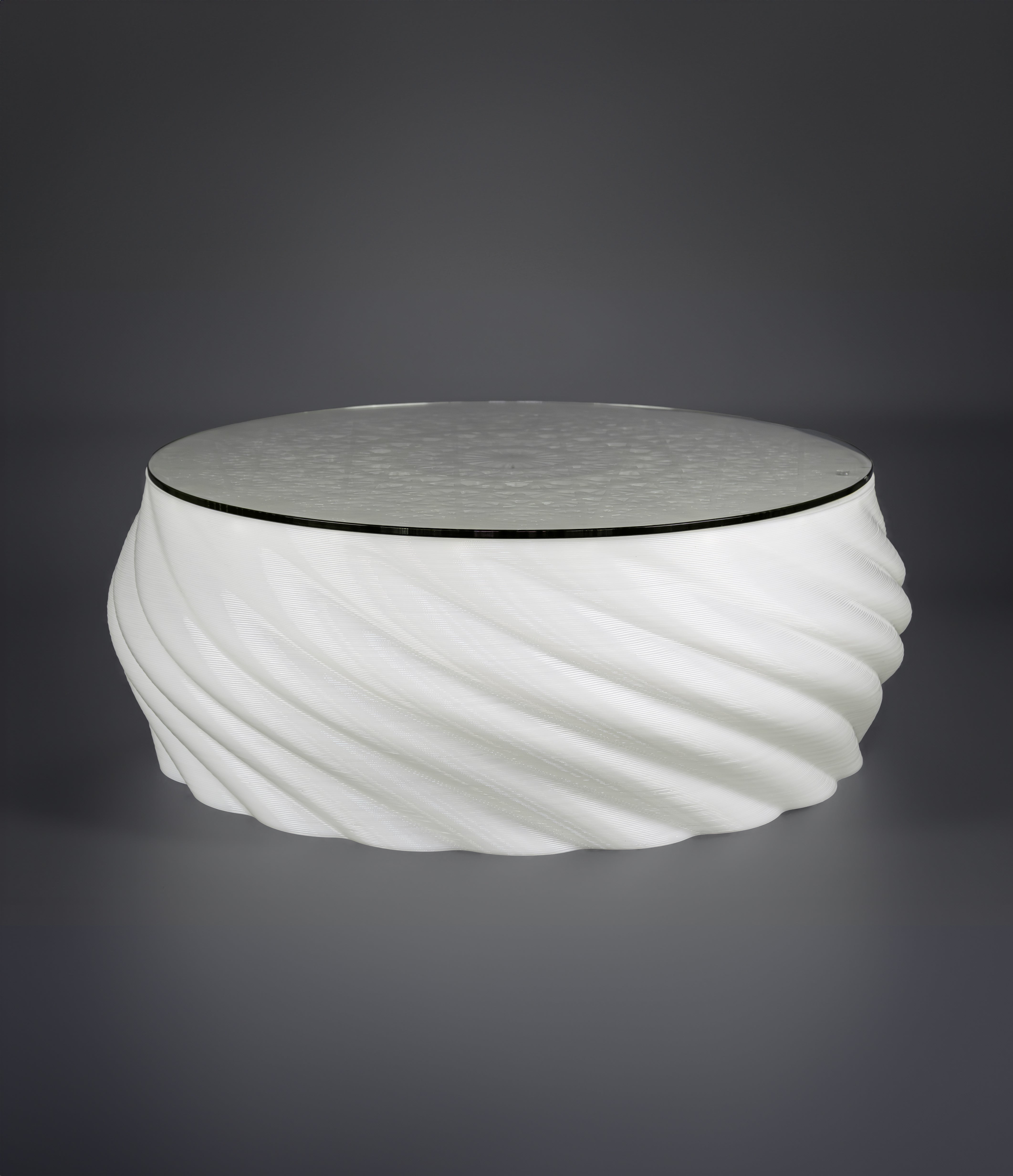 Mandala White Coffee Table
