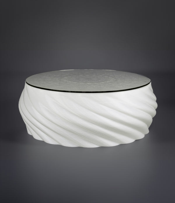 Mandala White Coffee Table