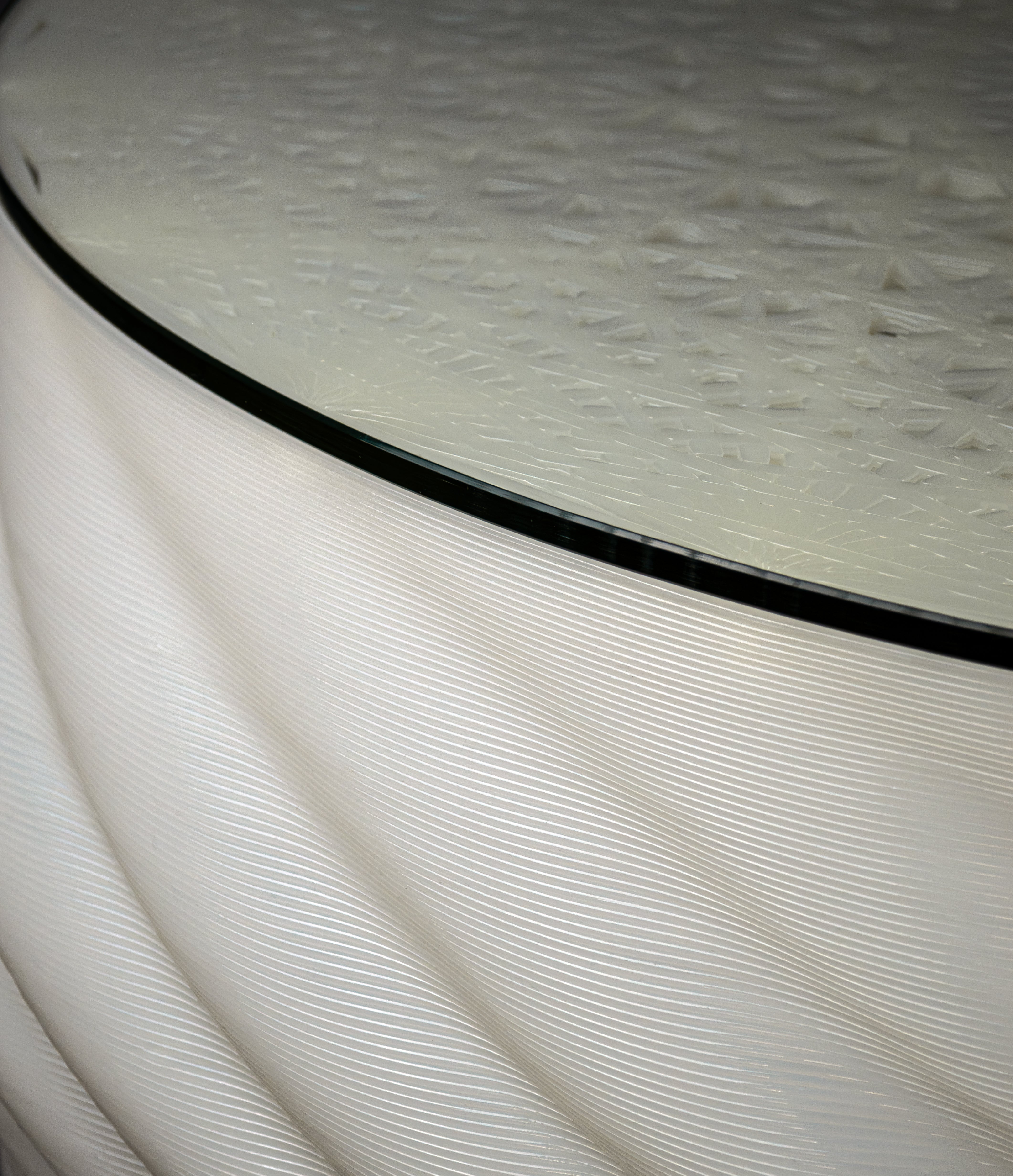Mandala White Coffee Table
