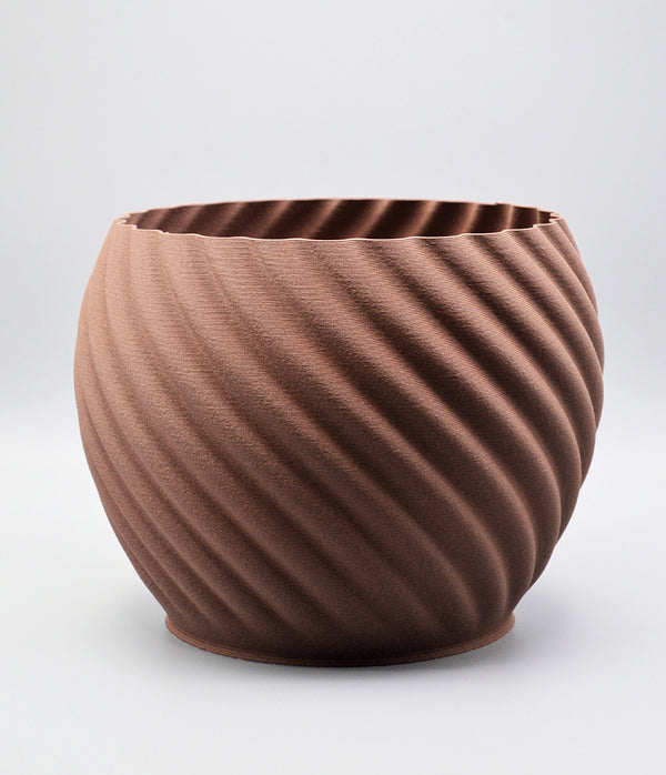 Mandala Planter Brown Brick