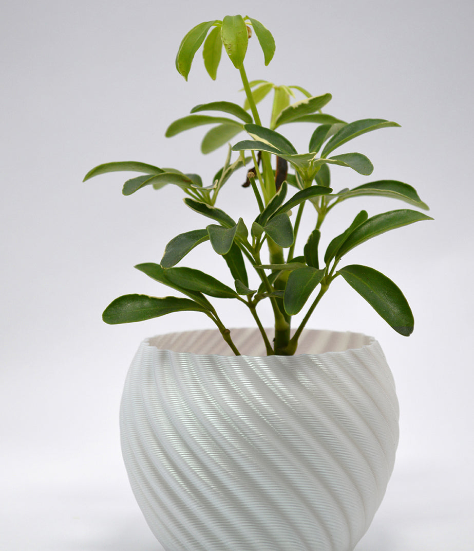 Mandala Planter White Pearl