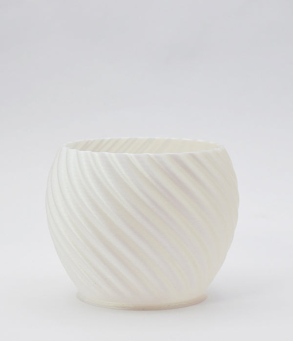 Mandala Planter White Pearl