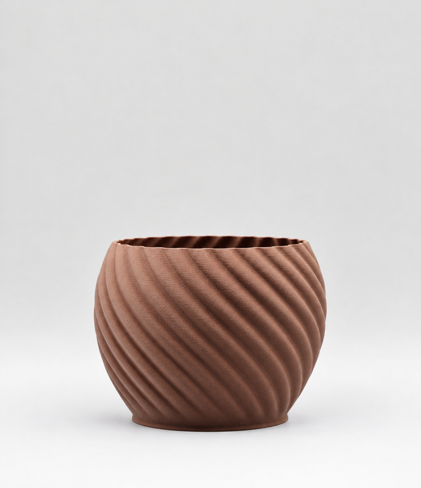 Mandala Medium planter, 12 cm high — aligned studio view
